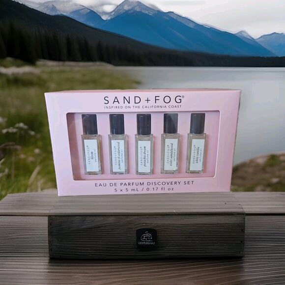 Sand And Fog Perfume Oil Rollerball Parfum Discovery Set 5 Perfume Oil Rolls - Picture 1 of 8